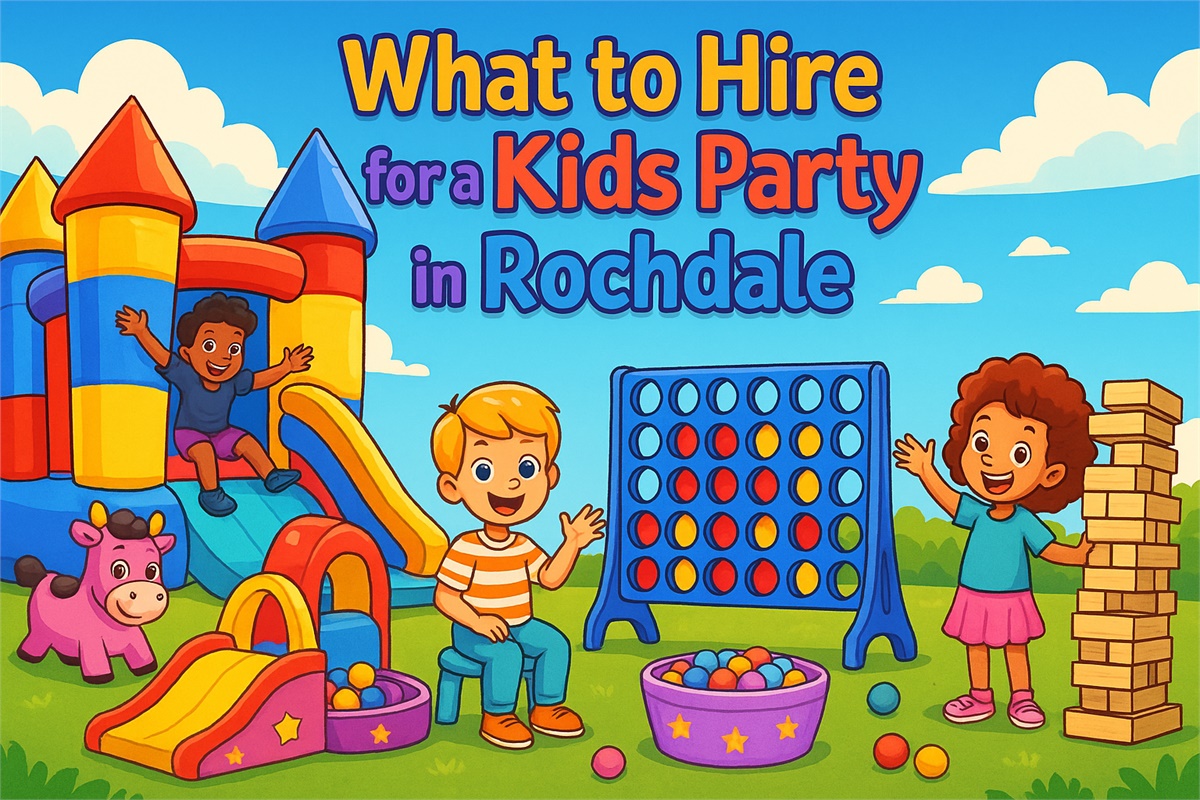 What to Hire for a Kids Party in Rochdale We Bounce & Party
